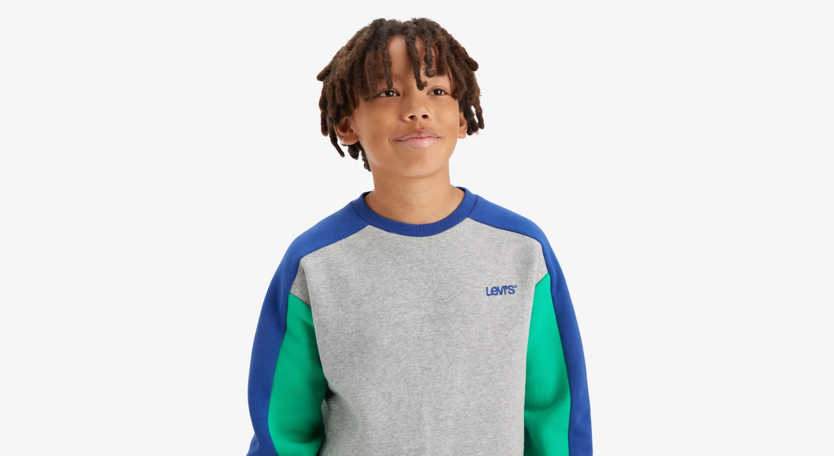 New Colorblock Sweatshirt Met Ronde Hals Voor Tieners Kinderen Tiener