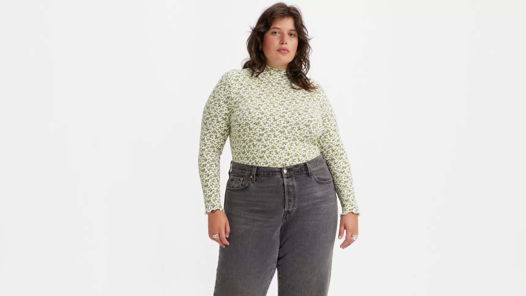 Cheap Flora Sweater Met Lage Col (Plus Size) Dames Truien & Sweaters
