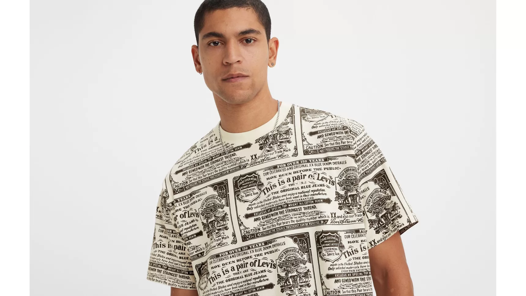 Online Red Tab™ Vintage T-Shirt Heren T-Shirts