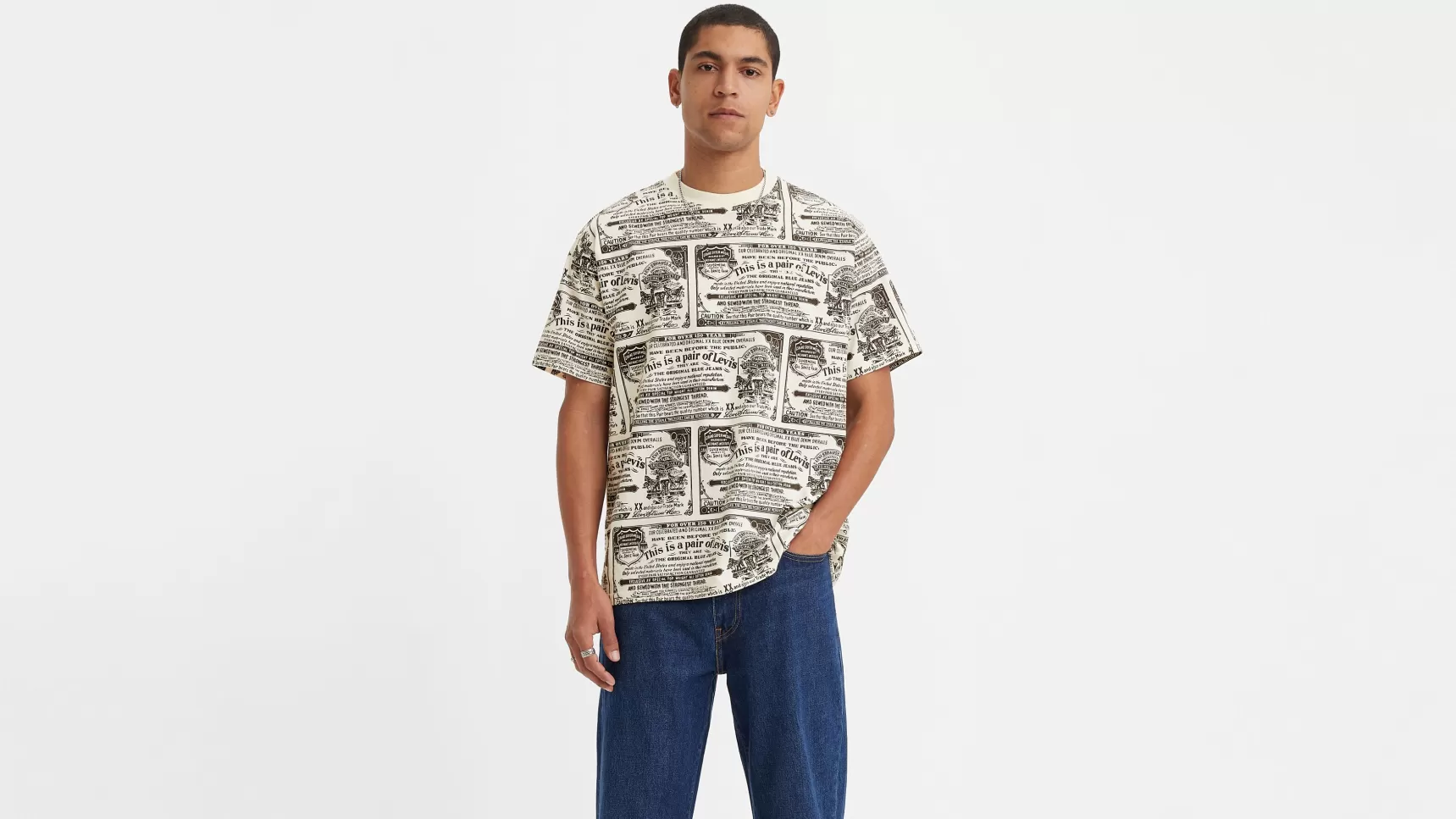 Online Red Tab™ Vintage T-Shirt Heren T-Shirts