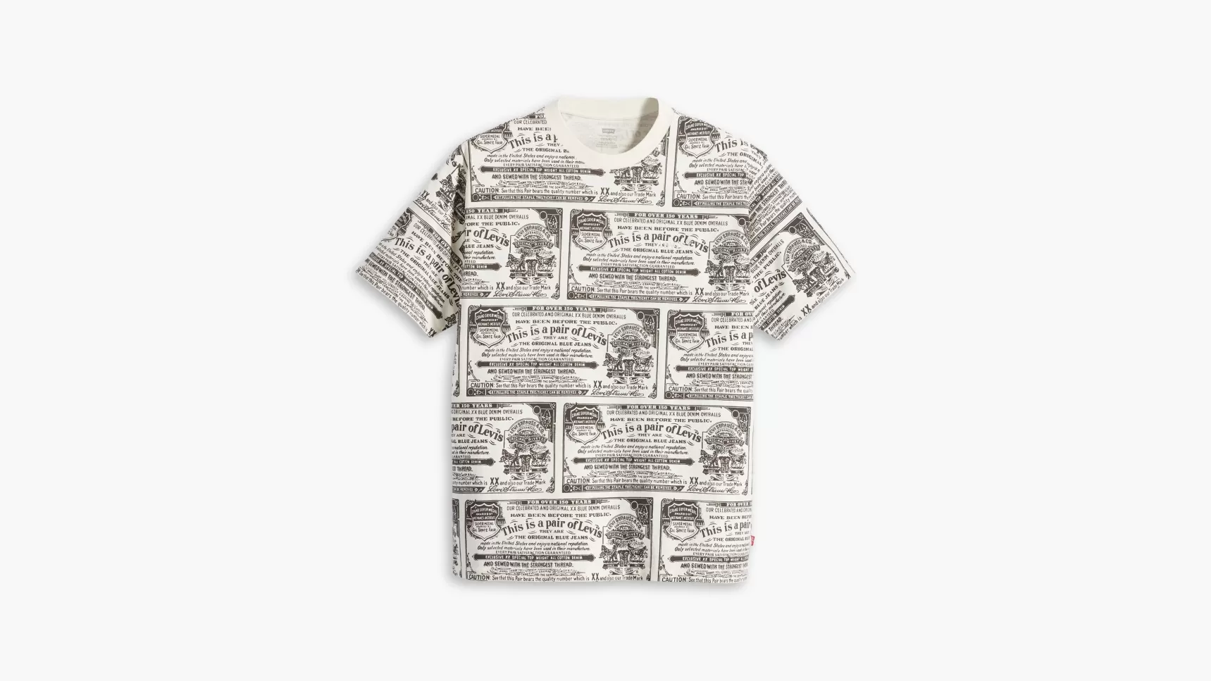 Online Red Tab™ Vintage T-Shirt Heren T-Shirts